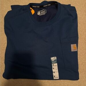 Carhartt Men's Deep Blue Long Sleeve Tee